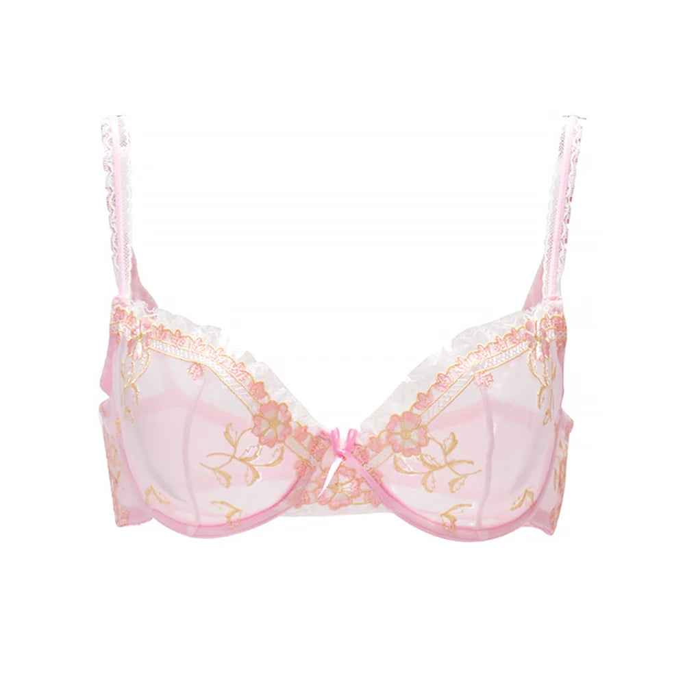 Lace Bra Ultrathin Embroidery Bra