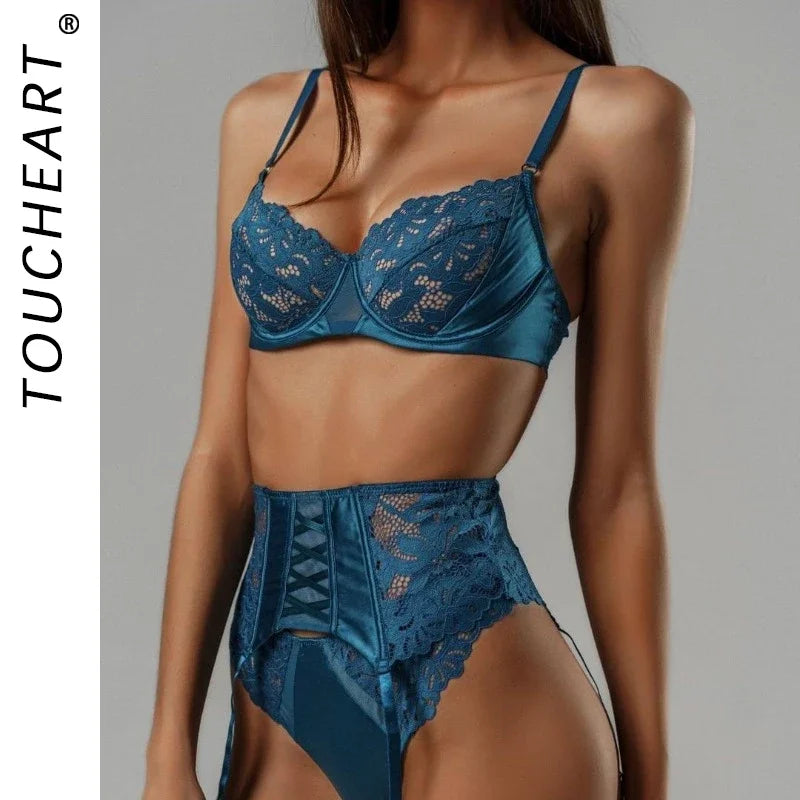 3 Piece Set Sexy Underwear Set