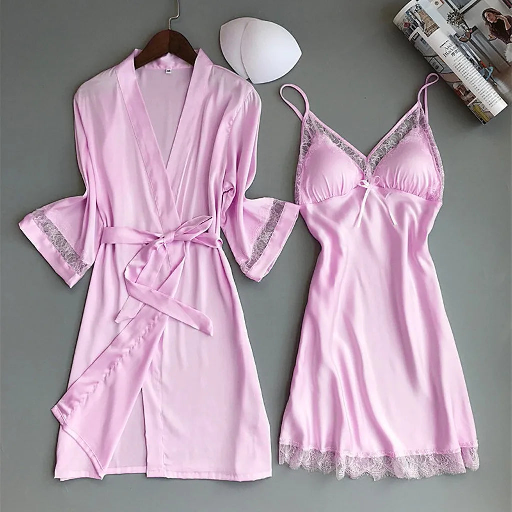 Women'S Sexy Lace Nightgown Nightdress